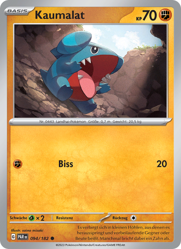 Kaumalat 094 — Paradox Rift (German Pokémon TCG card)