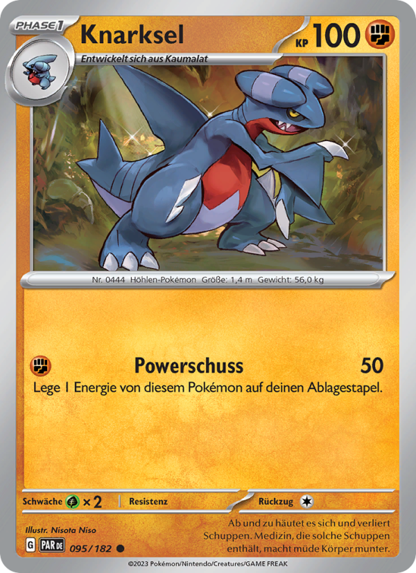 Knarksel 095 — Paradox Rift (German Pokémon TCG card)
