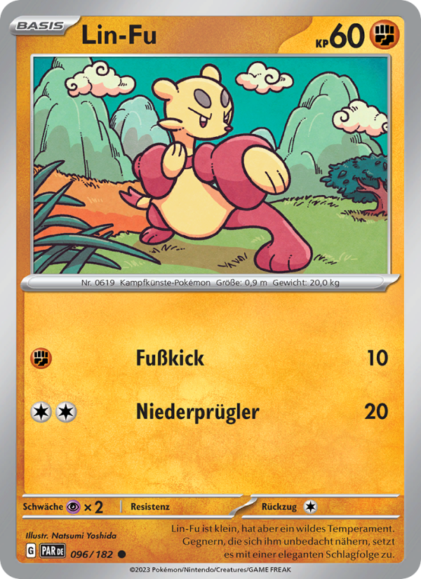 Lin-Fu 096 — Paradox Rift (German Pokémon TCG card)