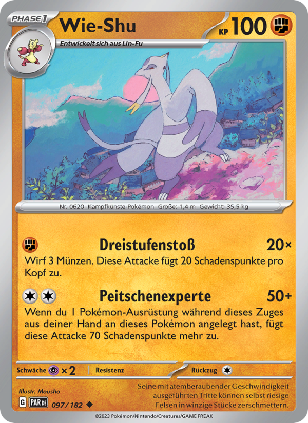 Wie-Shu 097 — Paradox Rift (German Pokémon TCG card)