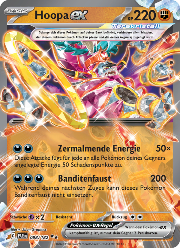 Hoopa-ex 098 — Paradox Rift (German Pokémon TCG card)