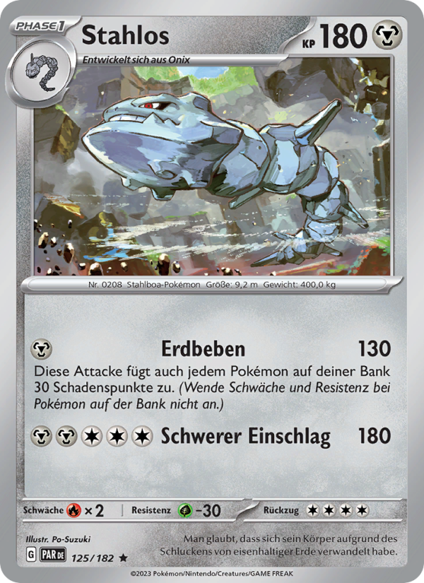 Stahlos 125 — Paradox Rift (German Pokémon TCG card)