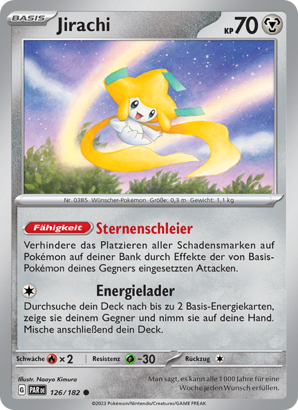 Jirachi 126 — Paradox Rift (German Pokémon TCG card)