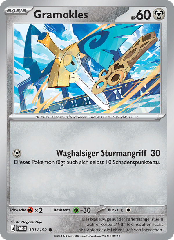 Gramokles 131 — Paradox Rift (German Pokémon TCG card)