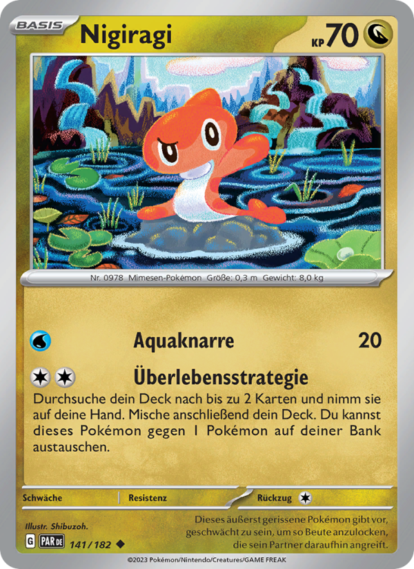 Nigiragi 141 — Paradox Rift (German Pokémon TCG card)