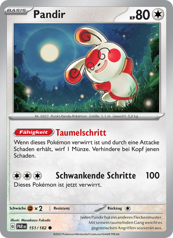 Pandir 151 — Paradox Rift (German Pokémon TCG card)