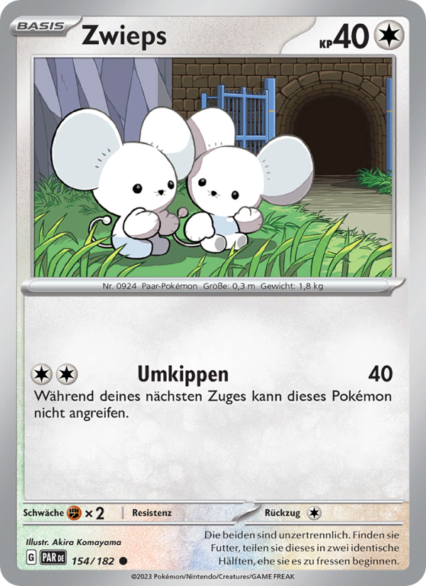 Zwieps 154 — Paradox Rift (German Pokémon TCG card)