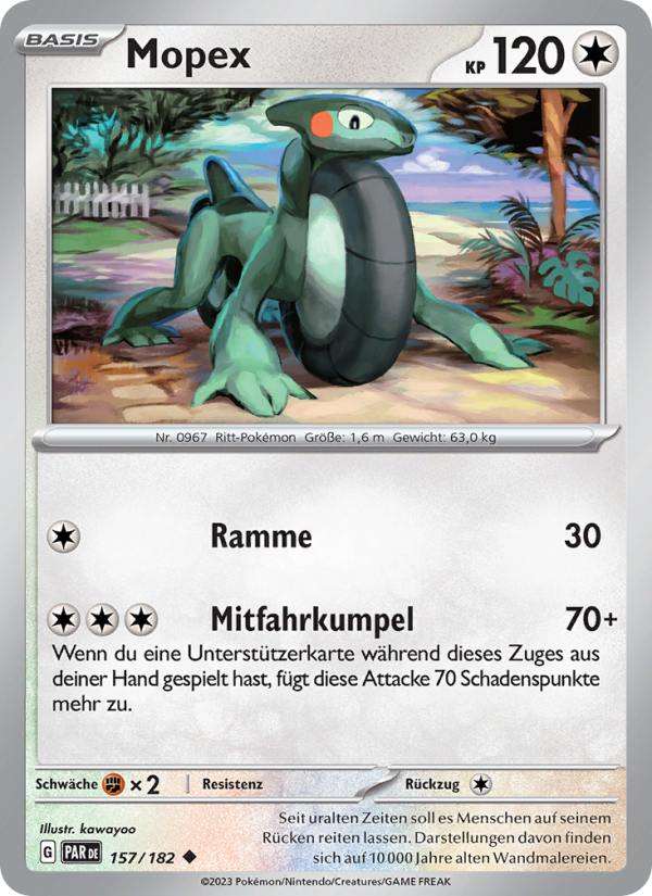 Mopex 157 — Paradox Rift (German Pokémon TCG card)