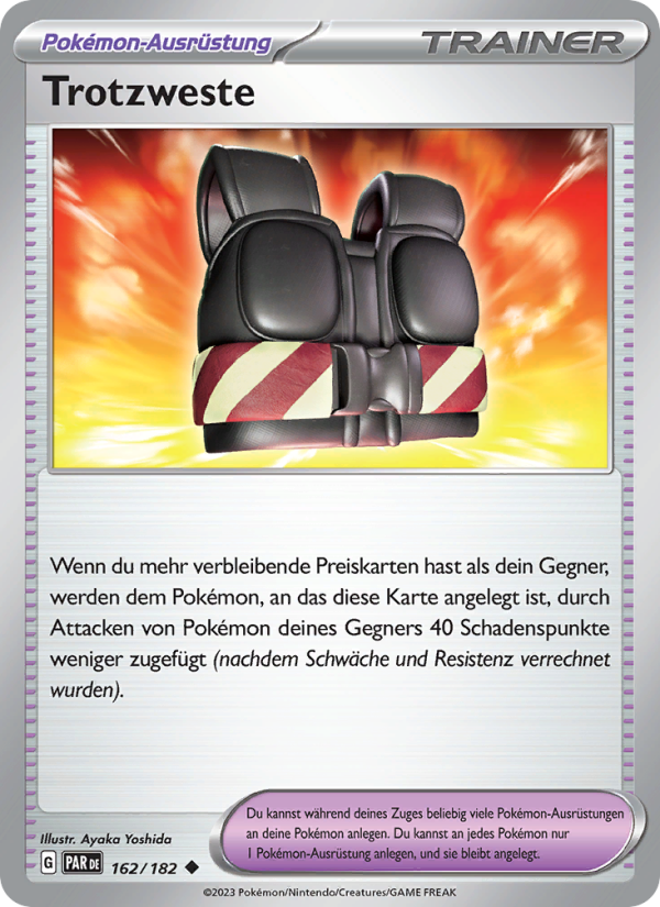 Trotzweste 162 — Paradox Rift (German Pokémon TCG card)