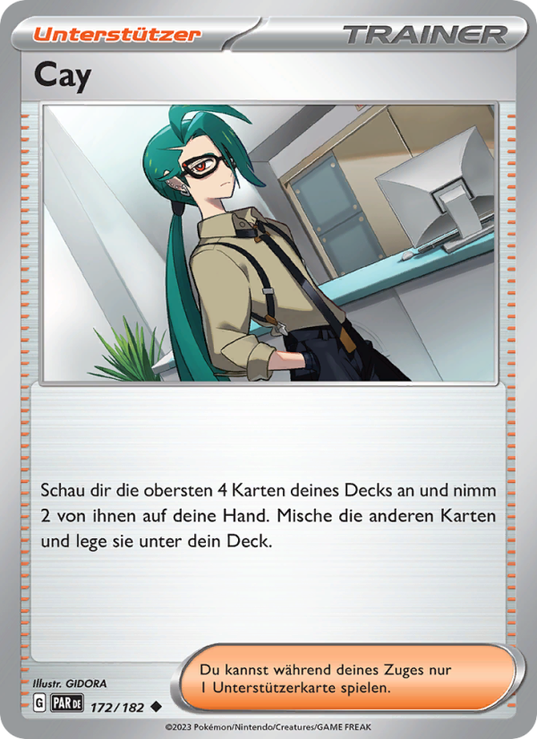 Cay 172 — Paradox Rift (German Pokémon TCG card)