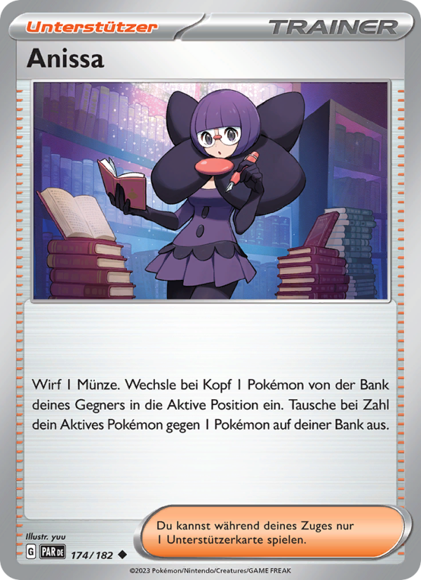 Anissa 174 — Paradox Rift (German Pokémon TCG card)