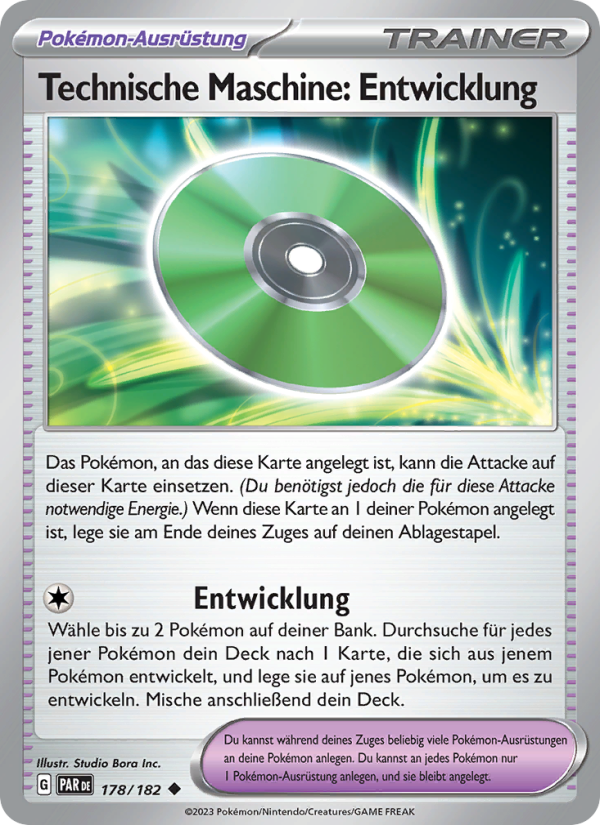 Technische Maschine: Entwicklung 178 — Paradox Rift (German Pokémon TCG card)