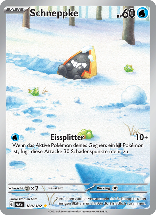 Schneppke 188 — Paradox Rift (German Pokémon TCG card)
