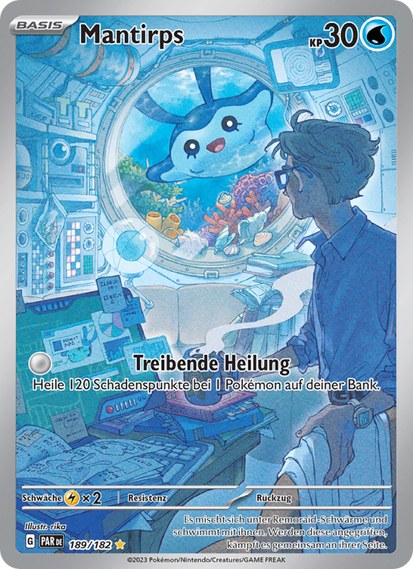 Mantirps 189 — Paradox Rift (German Pokémon TCG card)
