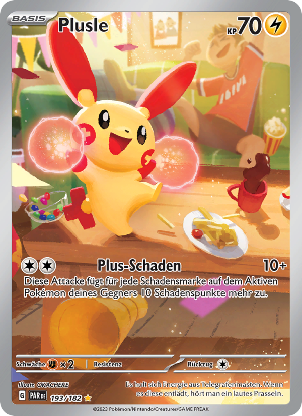 Plusle 193 — Paradox Rift (German Pokémon TCG card)