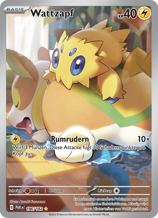 Wattzapf 196 — Paradox Rift (German Pokémon TCG card)