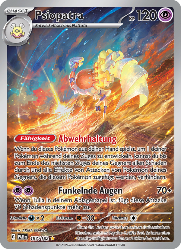 Psiopatra 197 — Paradox Rift (German Pokémon TCG card)