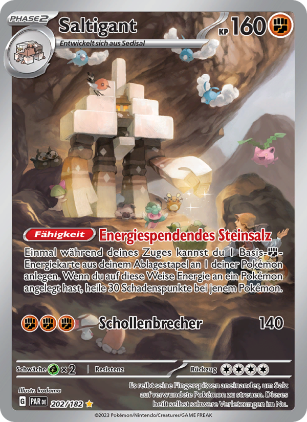 Saltigant 202 — Paradox Rift (German Pokémon TCG card)