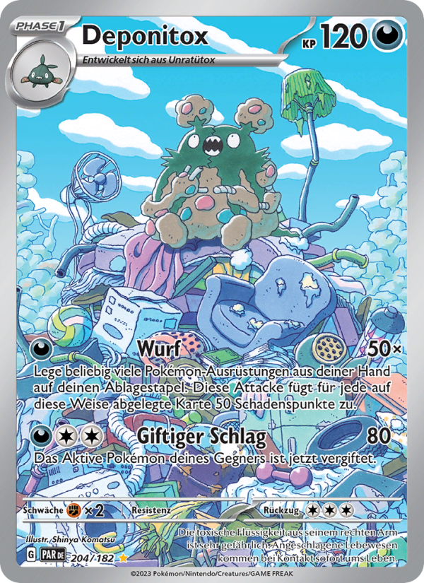 Deponitox 204 — Paradox Rift (German Pokémon TCG card)