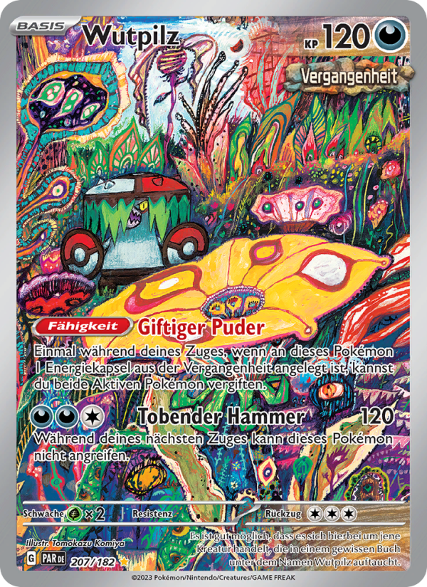Wutpilz 207 — Paradox Rift (German Pokémon TCG card)