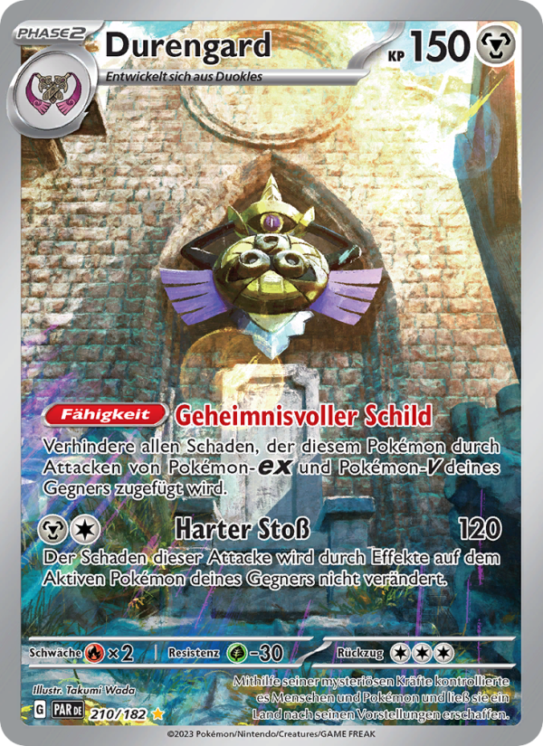 Durengard 210 — Paradox Rift (German Pokémon TCG card)