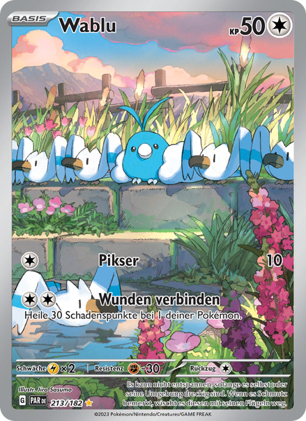 Wablu 213 — Paradox Rift (German Pokémon TCG card)