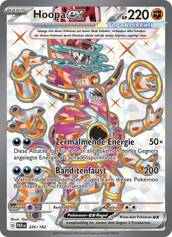 Hoopa-ex 226 — Paradox Rift (German Pokémon TCG card)