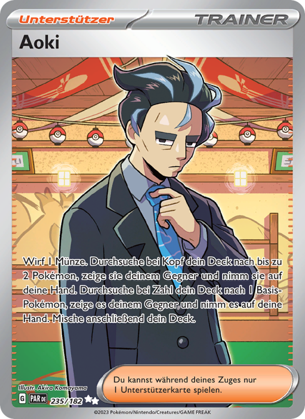 Aoki 235 — Paradox Rift (German Pokémon TCG card)