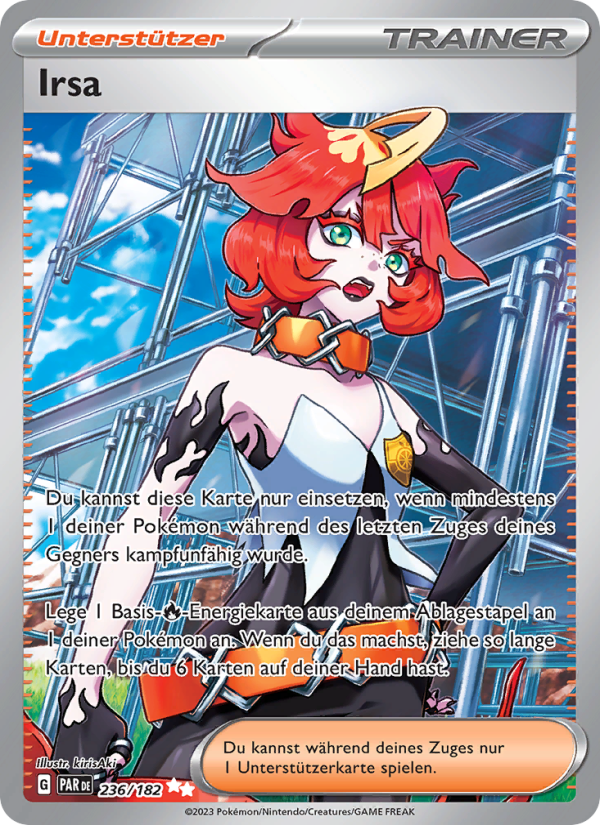 Irsa 236 — Paradox Rift (German Pokémon TCG card)