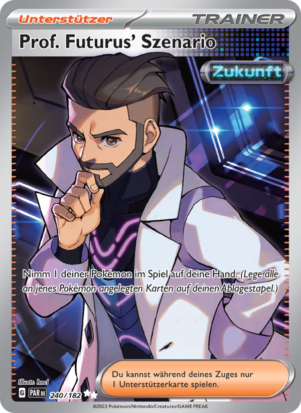 Prof. Futurus' Szenario 240 — Paradox Rift (German Pokémon TCG card)