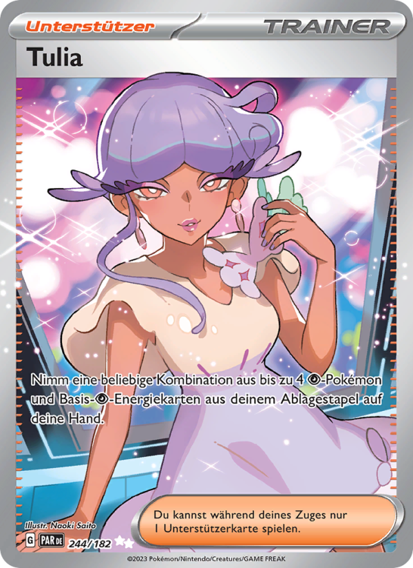 Tulia 244 — Paradox Rift (German Pokémon TCG card)