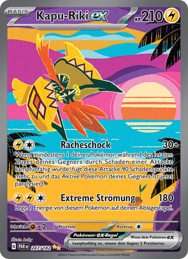 Kapu-Riki-ex 247 — Paradox Rift (German Pokémon TCG card)