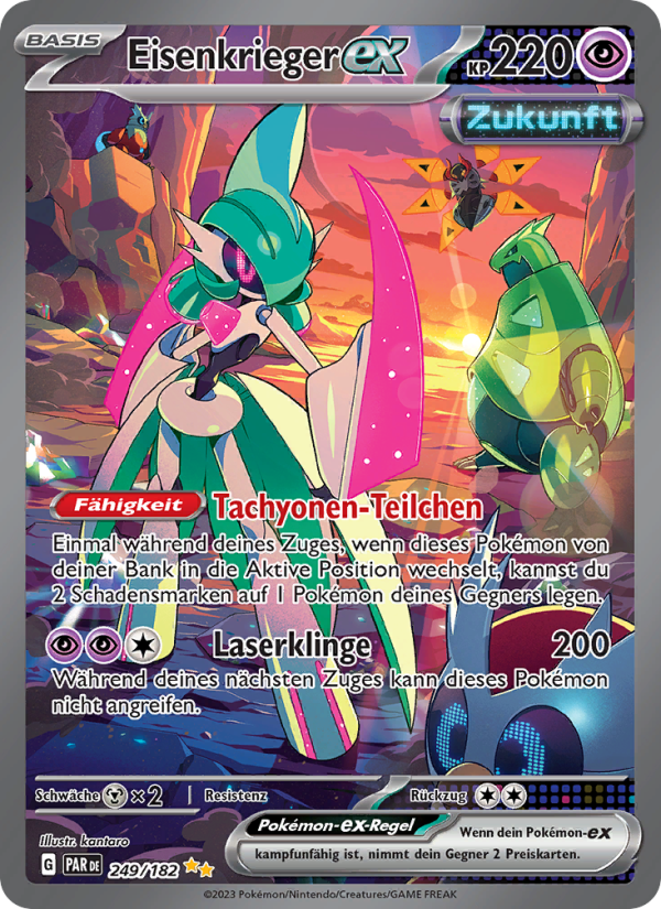 Eisenkrieger-ex 249 — Paradox Rift (German Pokémon TCG card)