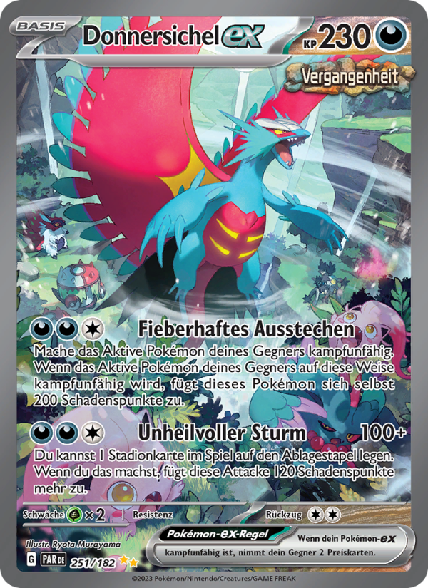 Donnersichel-ex 251 — Paradox Rift (German Pokémon TCG card)