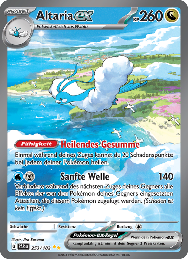 Altaria-ex 253 — Paradox Rift (German Pokémon TCG card)