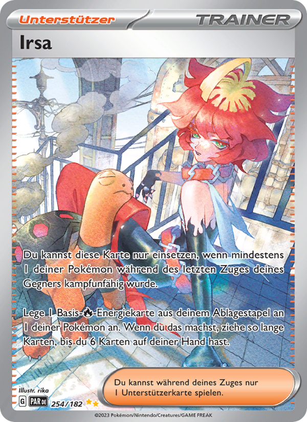 Irsa 254 — Paradox Rift (German Pokémon TCG card)