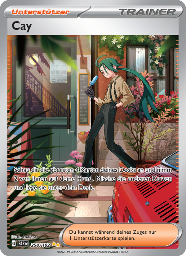 Cay 258 — Paradox Rift (German Pokémon TCG card)