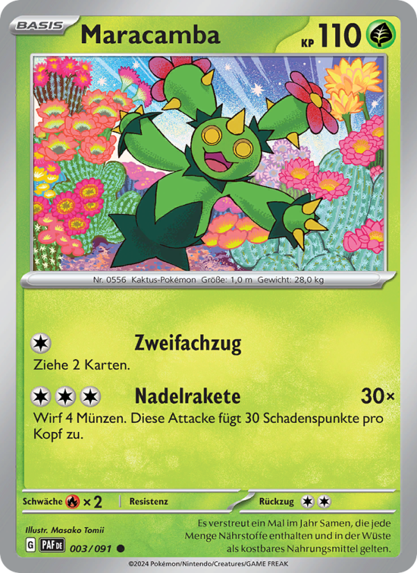 Maracamba 003 — Paldeas Schicksale (German Pokémon TCG card)