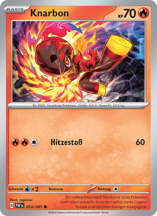 Knarbon 014 — Paldeas Schicksale (German Pokémon TCG card)