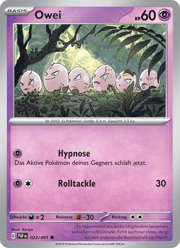 Owei 023 — Paldeas Schicksale (German Pokémon TCG card)