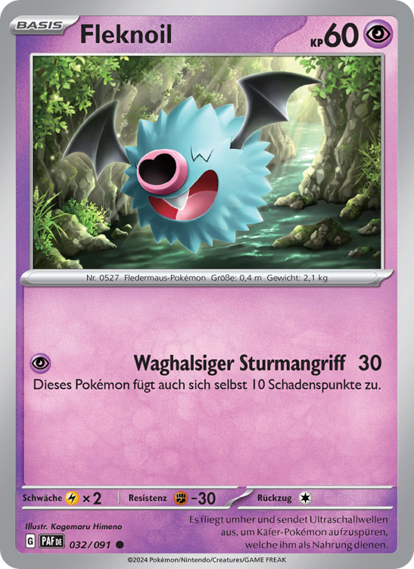 Fleknoil 032 — Paldeas Schicksale (German Pokémon TCG card)