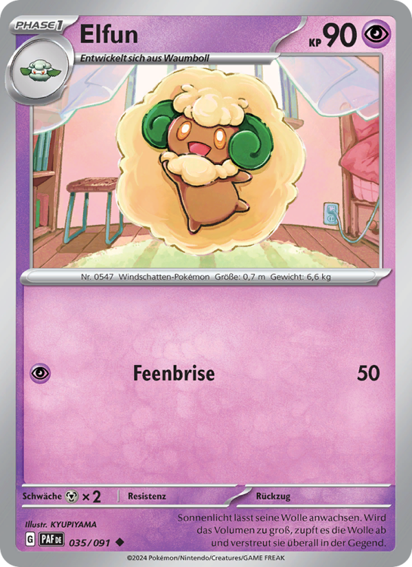 Elfun 035 — Paldeas Schicksale (German Pokémon TCG card)