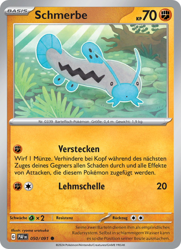 Schmerbe 050 — Paldeas Schicksale (German Pokémon TCG card)