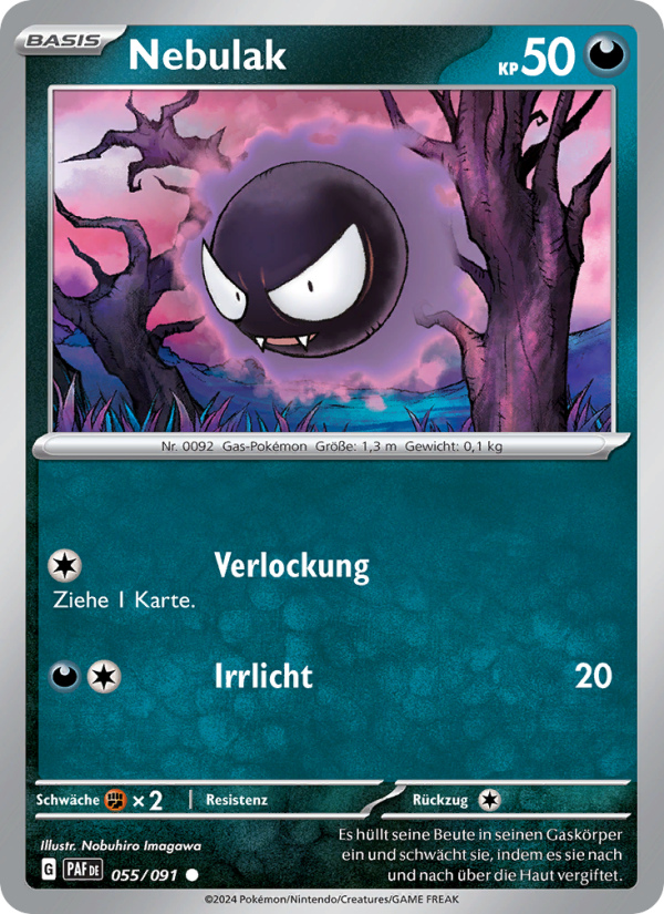Nebulak 055 — Paldeas Schicksale (German Pokémon TCG card)