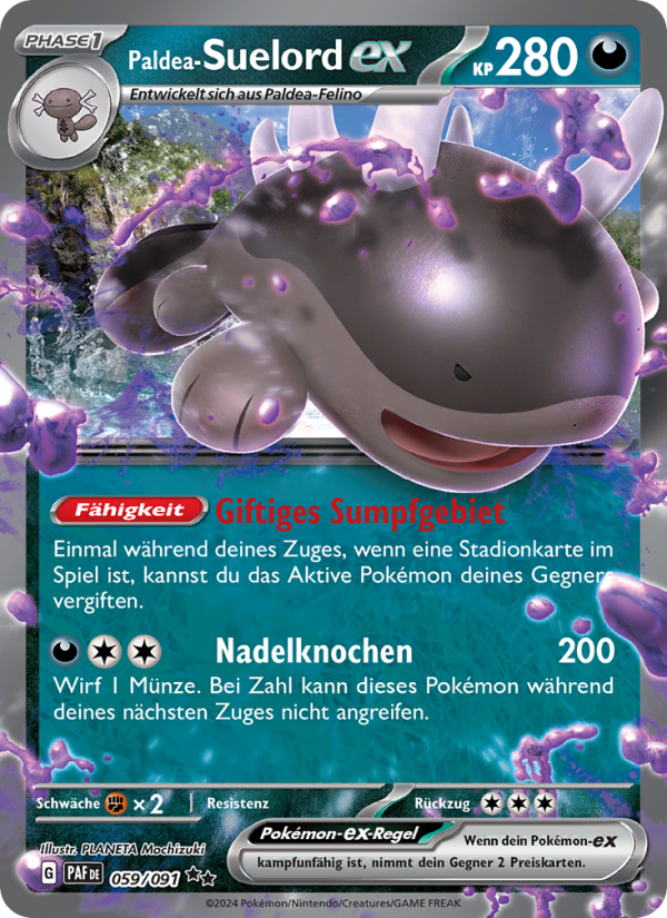 Paldea-Suelord-ex 059 — Paldeas Schicksale (German Pokémon TCG card)