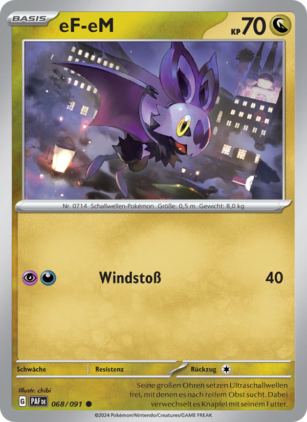 eF-eM 068 — Paldeas Schicksale (German Pokémon TCG card)