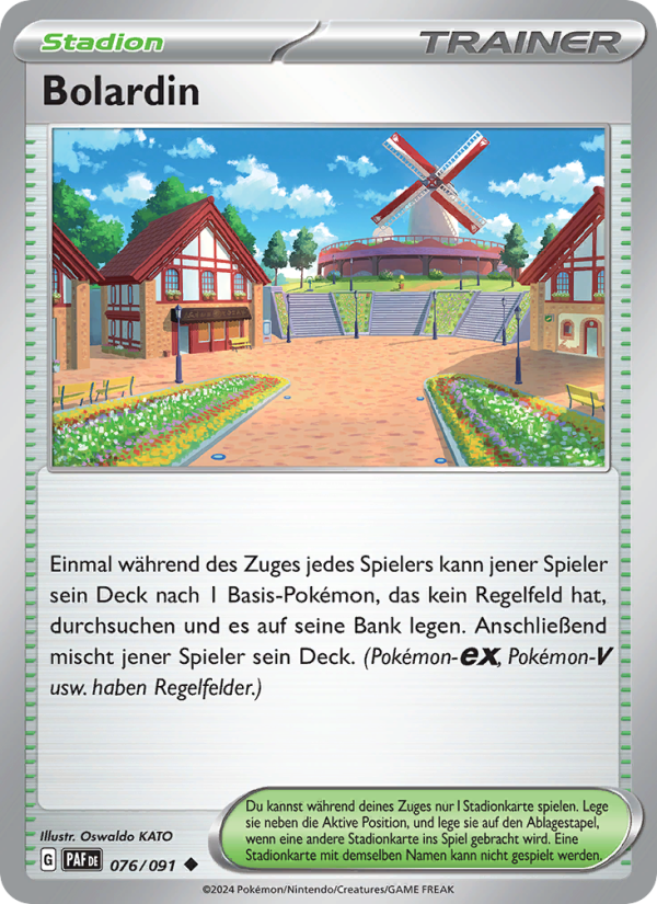 Bolardin 076 — Paldeas Schicksale (German Pokémon TCG card)