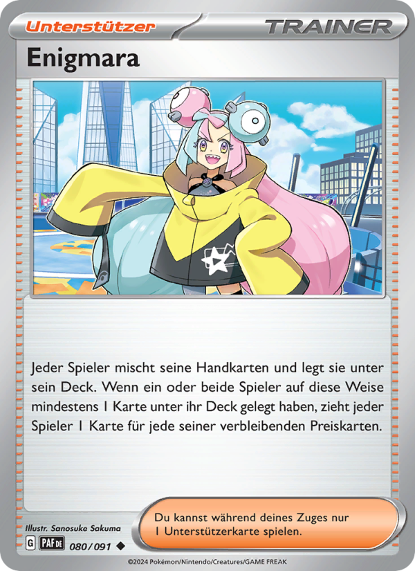Enigmara 080 — Paldeas Schicksale (German Pokémon TCG card)