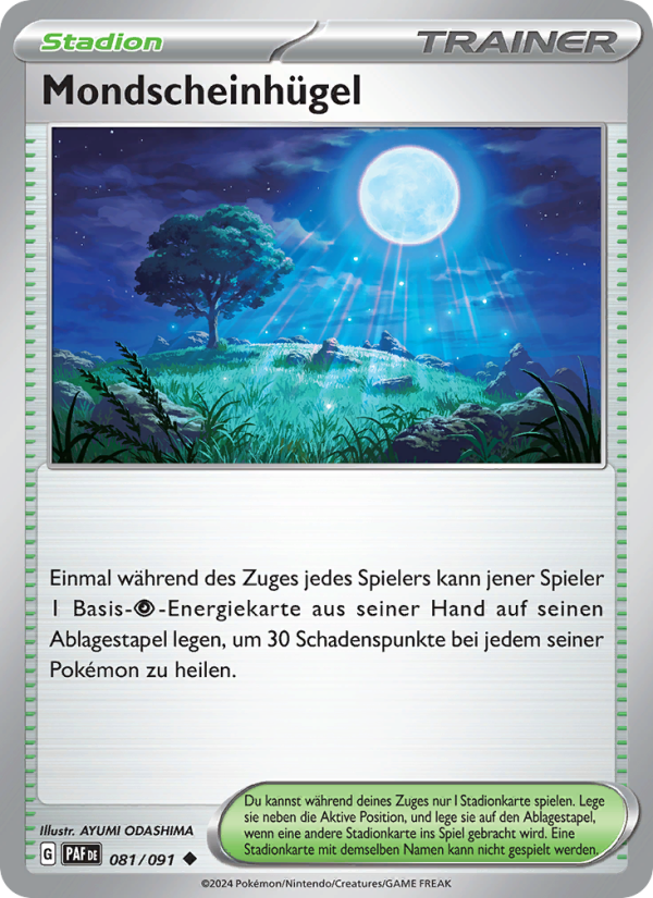 Mondscheinhügel 081 — Paldeas Schicksale (German Pokémon TCG card)