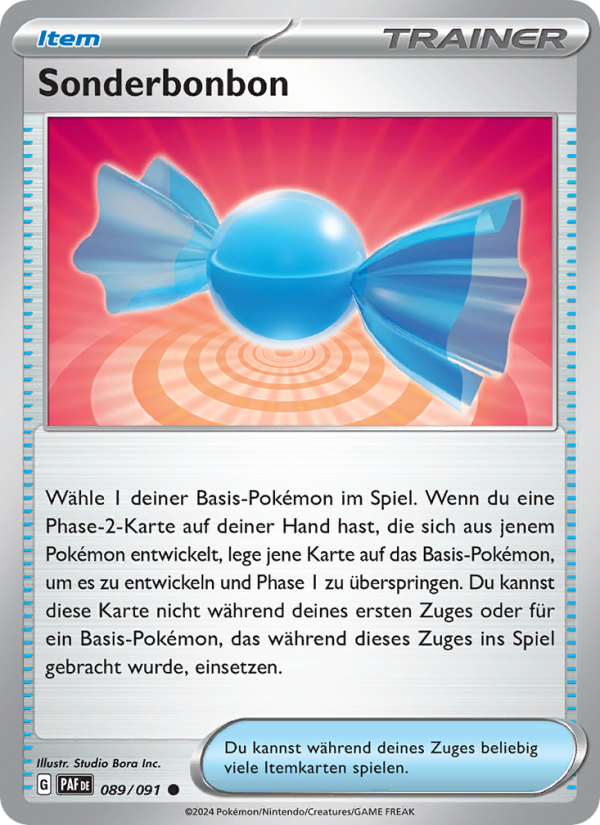 Sonderbonbon 089 — Paldeas Schicksale (German Pokémon TCG card)
